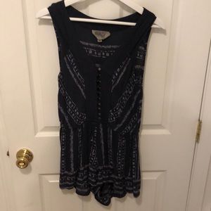 Urban Outfitters printed romper